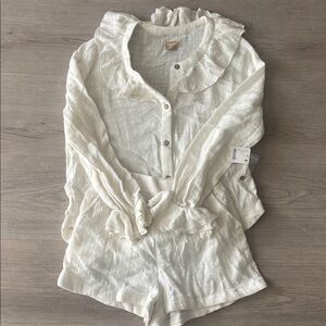 Free People Cotton Gauze Set - Size XS